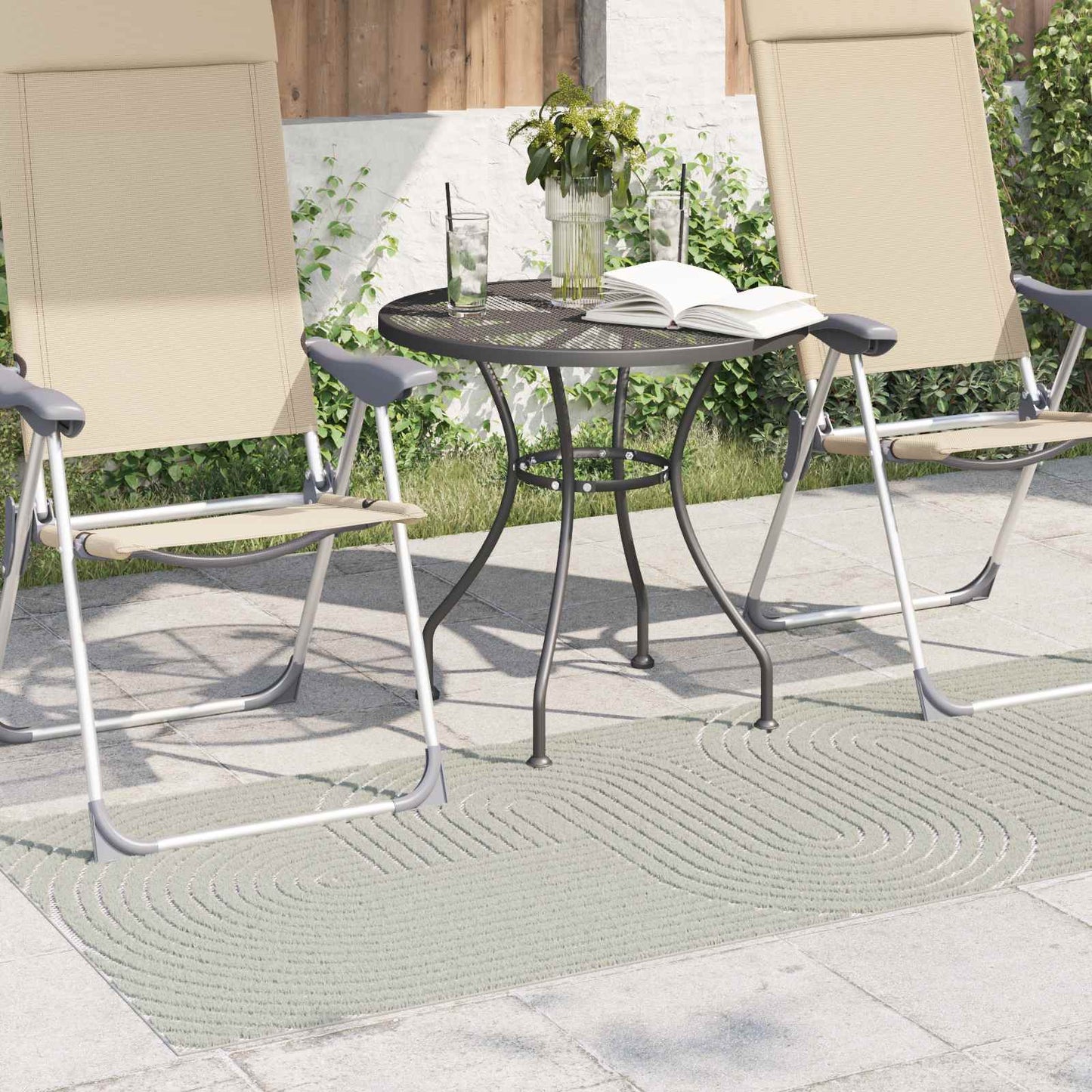 Area Rugs Rectangular PALMERAS Green 80 x 150 cm Polyester