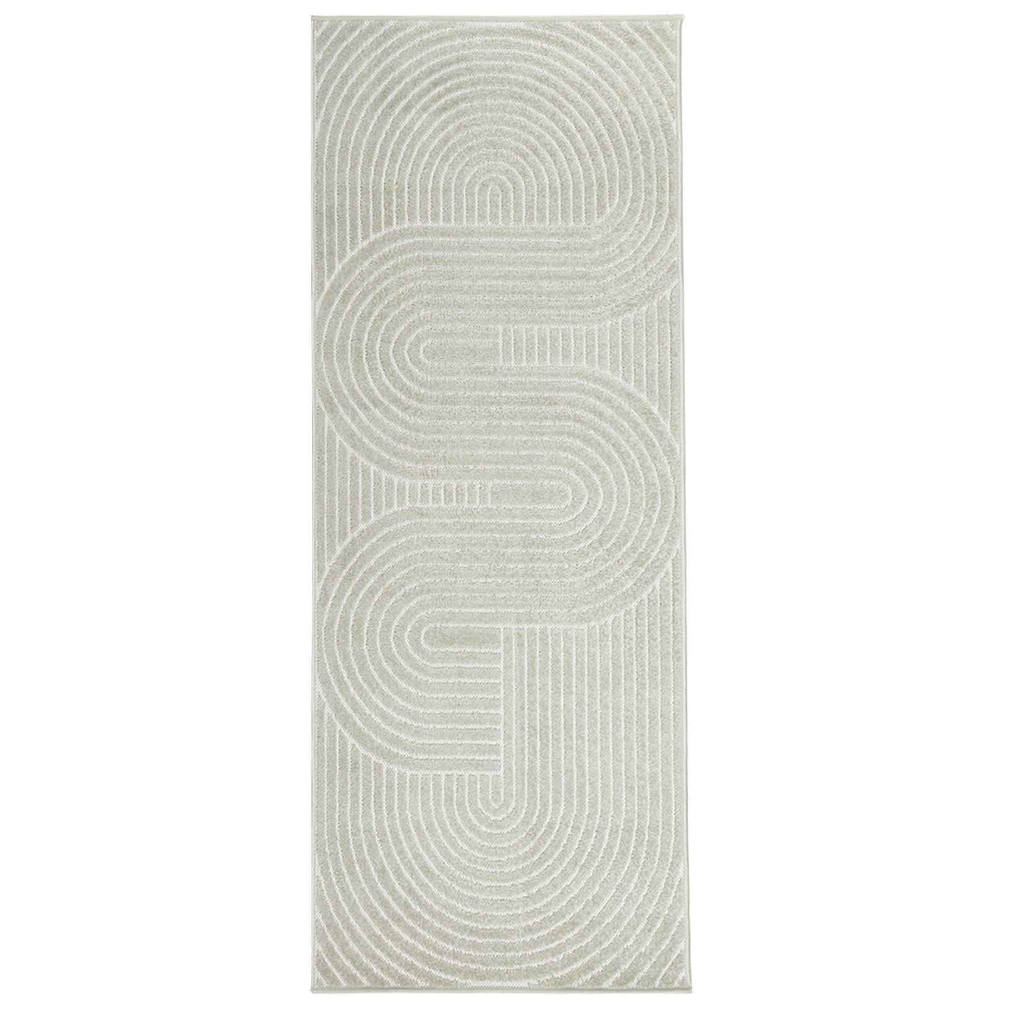 Area Rugs Rectangular PALMERAS Green 200 x 80 cm Polyester