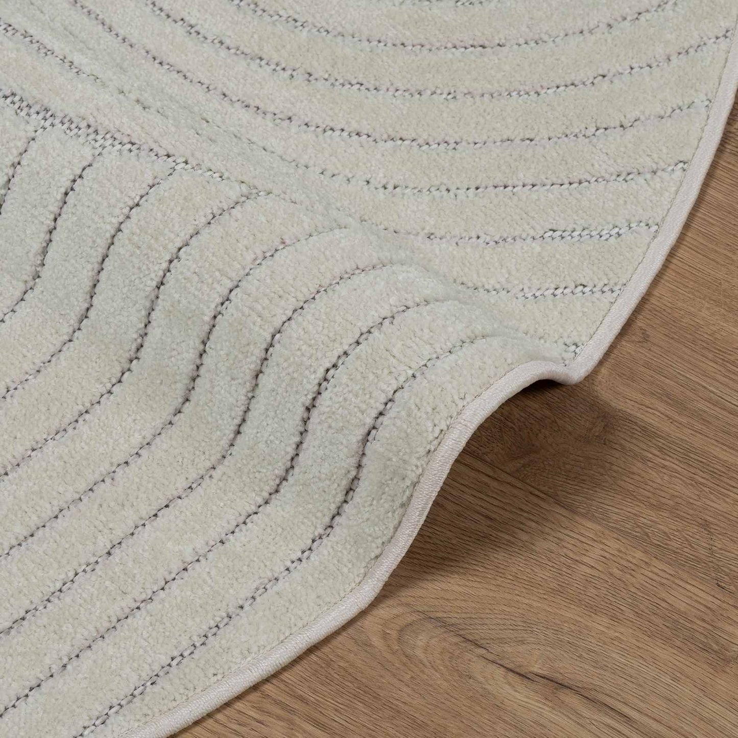 Area Rugs Round PALMERAS Green Ø 200 CM Polyester