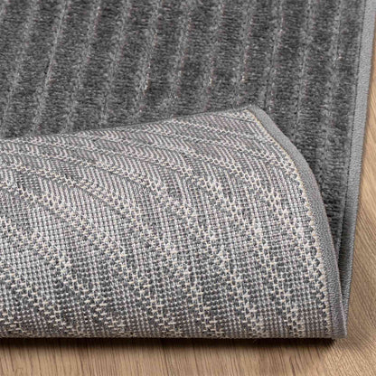 Area Rugs Rectangular PALMERAS Anthracite 150 x 80 cm Polyester