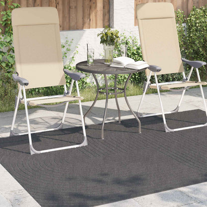 Area Rugs Rectangular PALMERAS Anthracite 200 x 140 cm