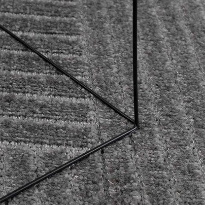 Area Rugs Rectangular PALMERAS Anthracite 340 x 240 cm