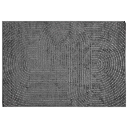 Area Rugs Rectangular PALMERAS Anthracite 340 x 240 cm