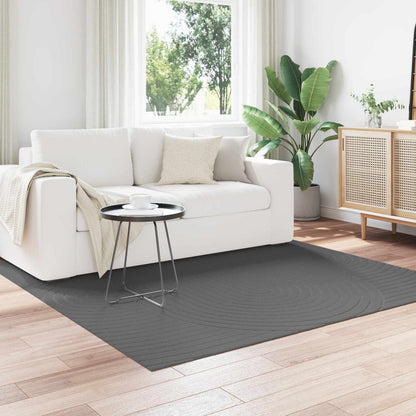 Area Rugs Square PALMERAS Anthracite 200 x 200 cm Polyester