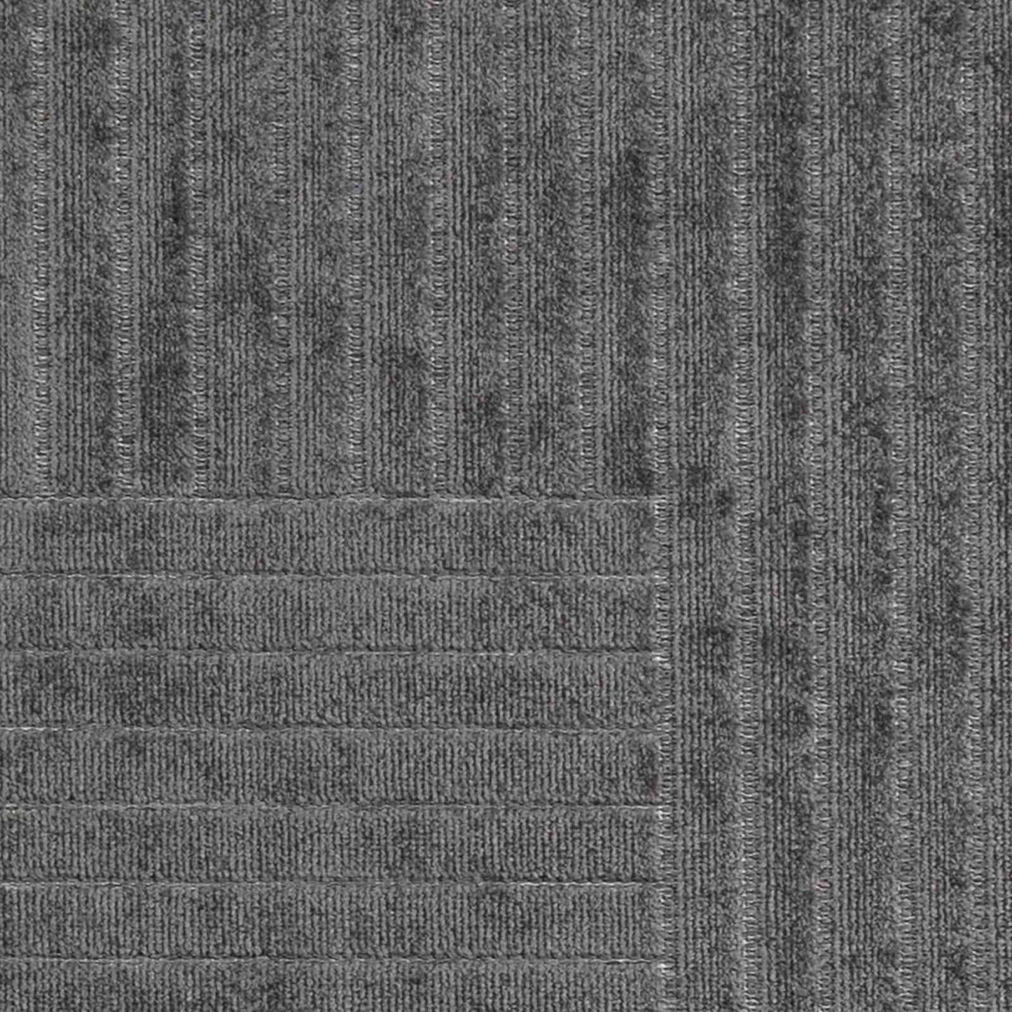 Area Rugs Round PALMERAS Anthracite Ø 120 CM Polyester