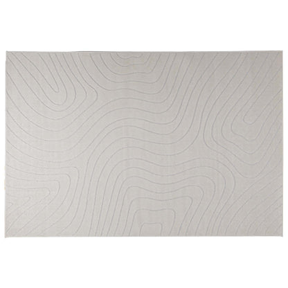 Area Rugs Rectangular PALMERAS Cream 340 x 240 cm Polyester