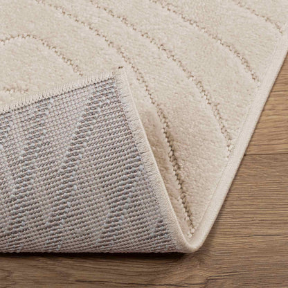 Area Rugs Rectangular PALMERAS Beige 140 x 200 cm Polyester