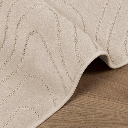 Area Rugs Rectangular PALMERAS Beige 140 x 200 cm Polyester