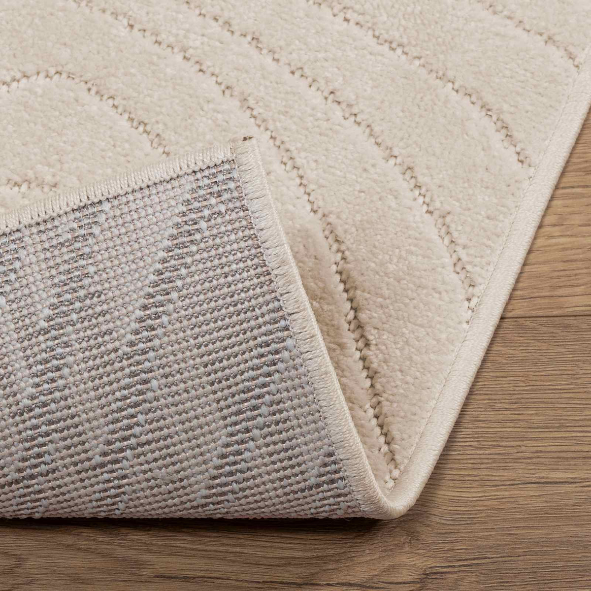 Indoor and Outdoor Rug PALMERAS Beige 240 x 240 cm Polyester