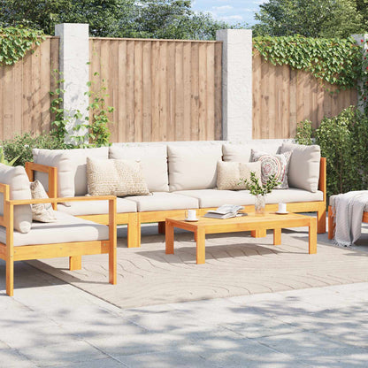 Indoor and Outdoor Rug PALMERAS Beige 240 x 240 cm Polyester