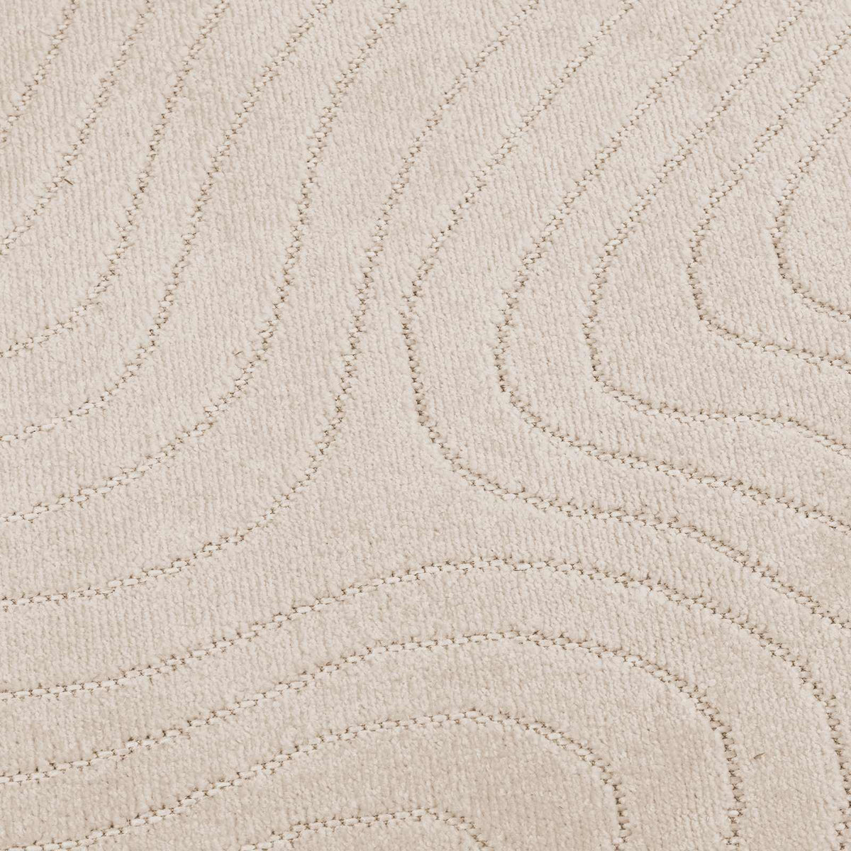 Indoor and Outdoor Rug PALMERAS Beige 240 x 240 cm Polyester