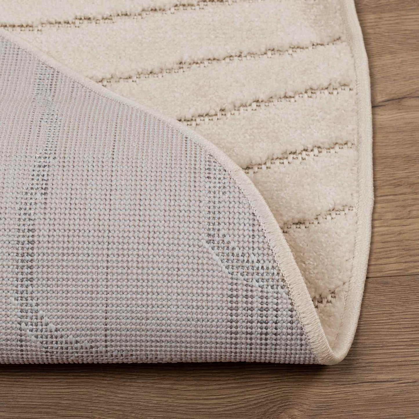 Area Rugs Round PALMERAS Beige Ø 200 CM Polyester