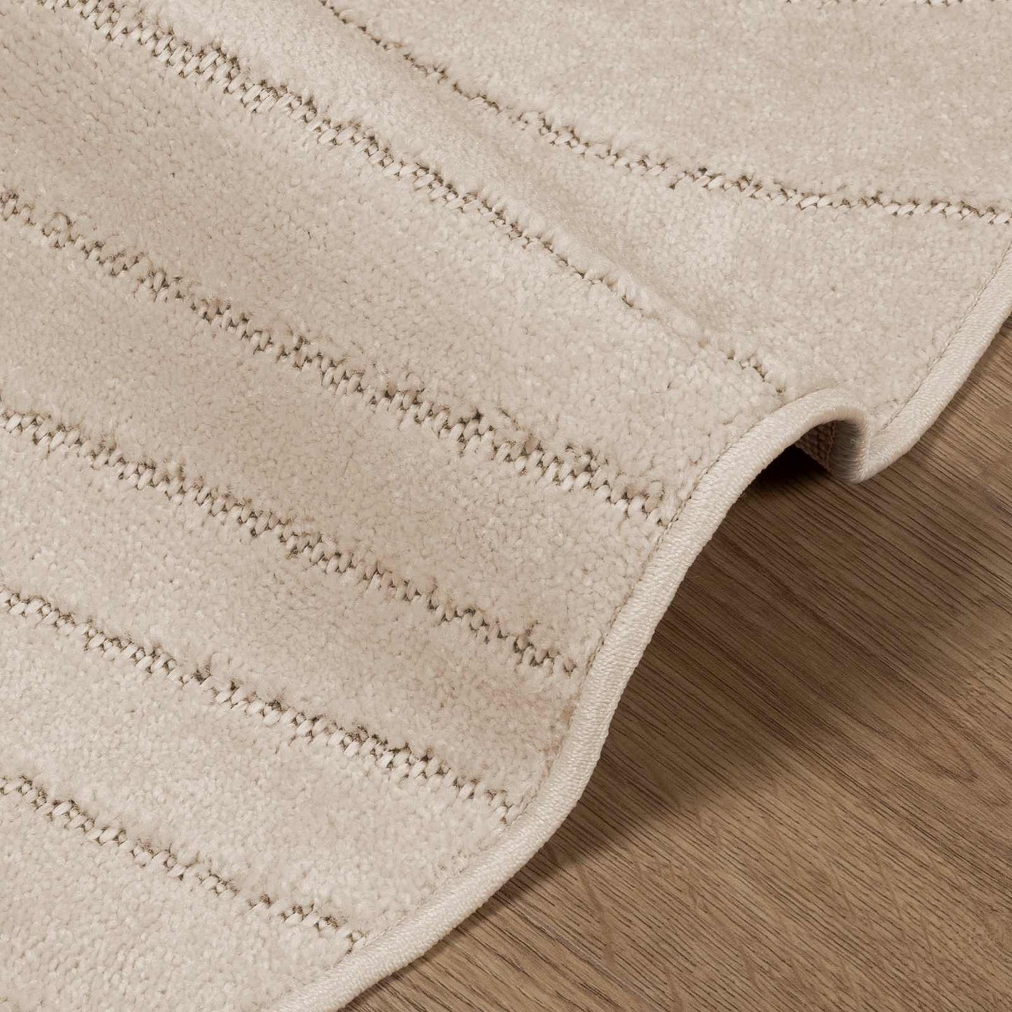 Area Rugs Round PALMERAS Beige Ø 200 CM Polyester
