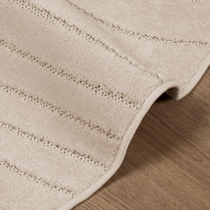 Area Rugs Round PALMERAS Beige Ø 200 CM Polyester