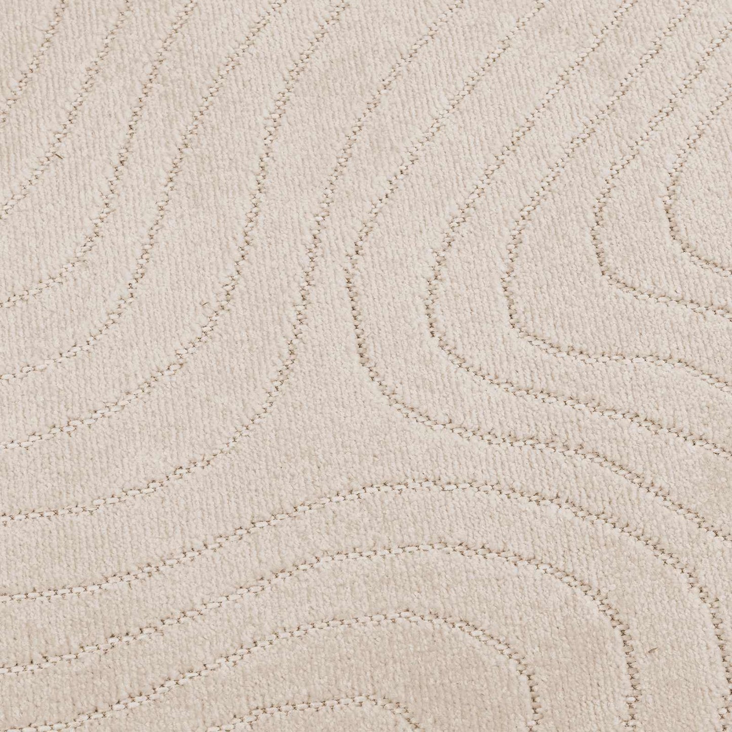 Area Rugs Round PALMERAS Beige Ø 200 CM Polyester