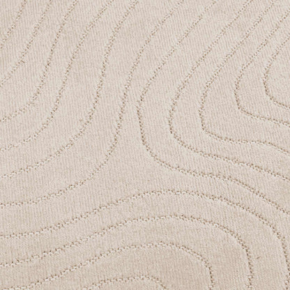 Area Rugs Round PALMERAS Beige Ø 200 CM Polyester