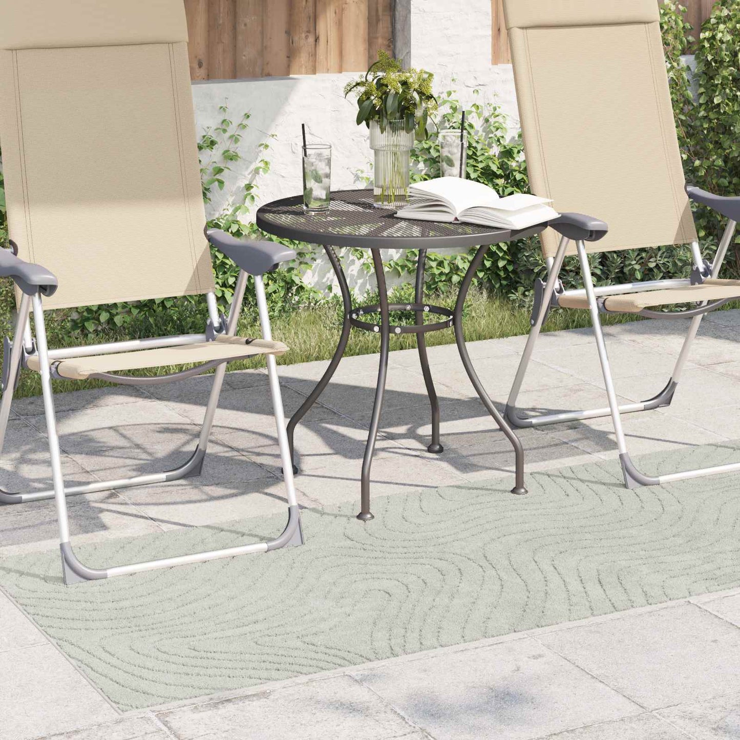 Area Rugs Rectangular PALMERAS Green 80 x 150 cm Polyester