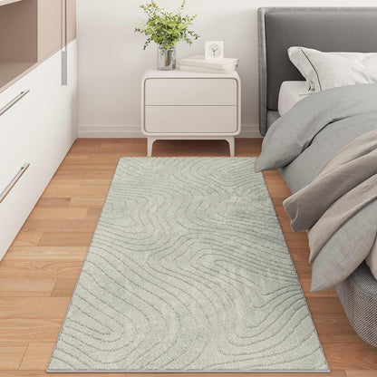 Area Rugs Rectangular PALMERAS Green 80 x 200 cm Polyester