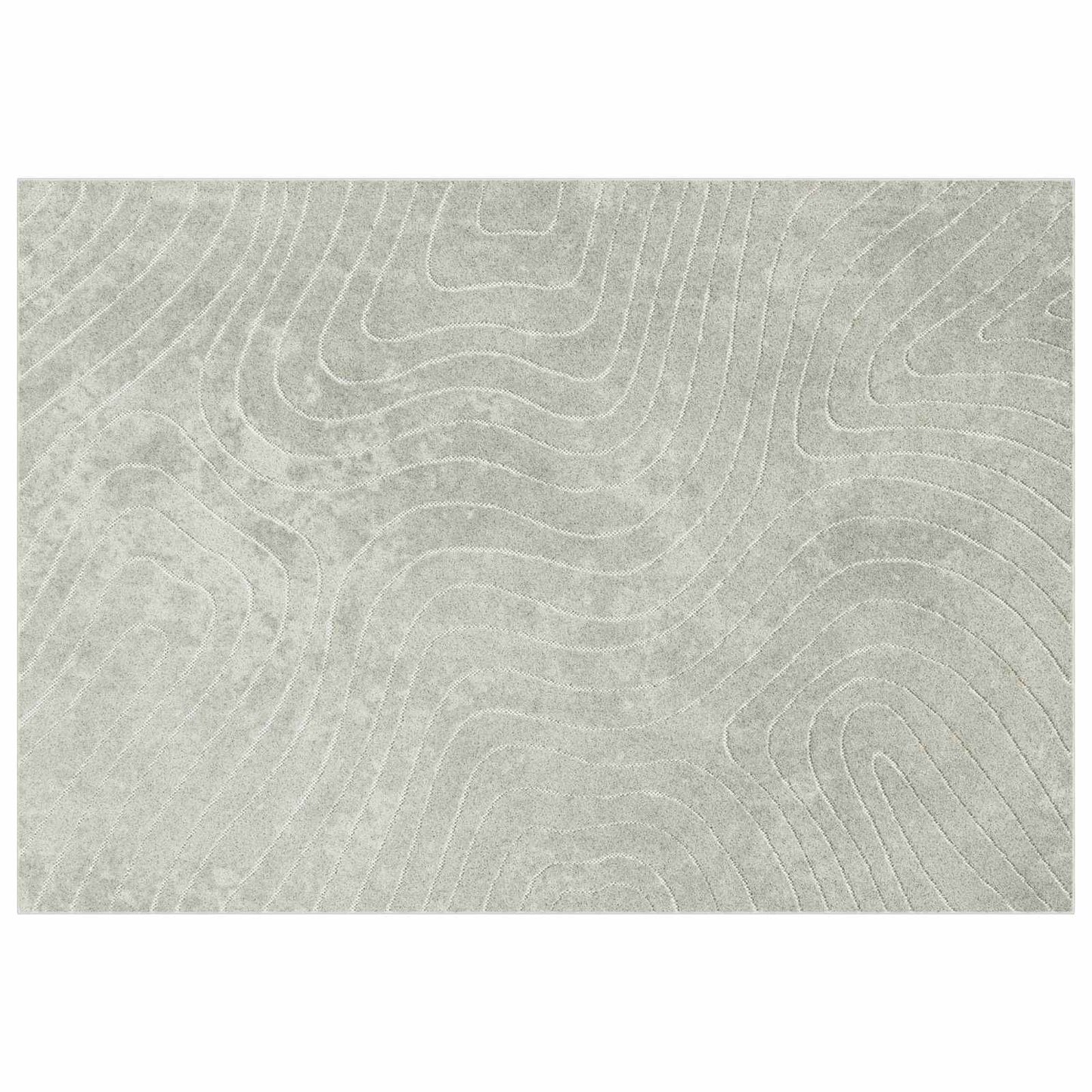 Area Rugs Rectangular PALMERAS Green 140 x 200 cm Polyester