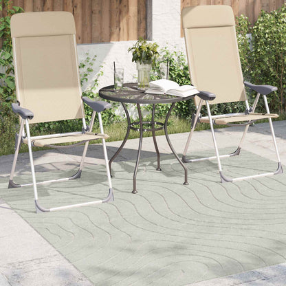 Area Rugs Square PALMERAS Green 120 x 120 cm Polyester