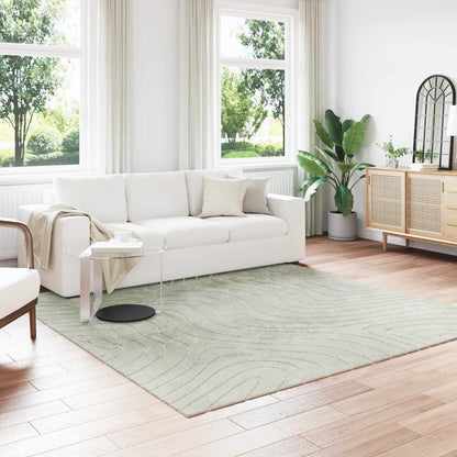 Area Rugs Square PALMERAS Green 240 x 240 cm Polyester