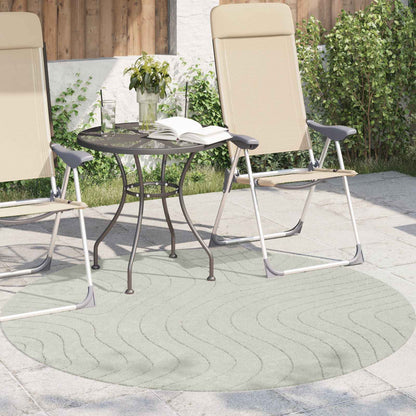 Area Rugs Round PALMERAS Green Ø 200 CM Polyester