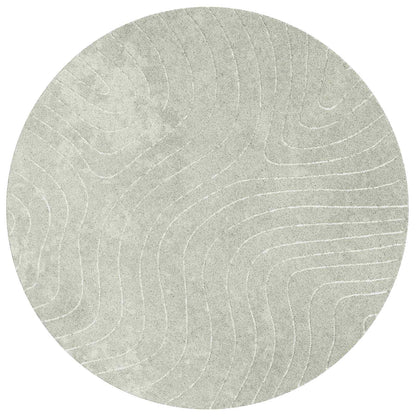 Area Rugs Round PALMERAS Green Ø 200 CM Polyester