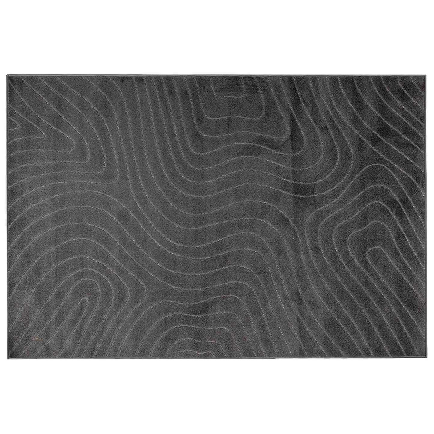 Area Rugs Rectangular PALMERAS Anthracite 170 x 120 cm