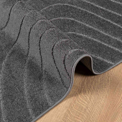 Area Rugs Rectangular PALMERAS Anthracite 230 x 160 cm