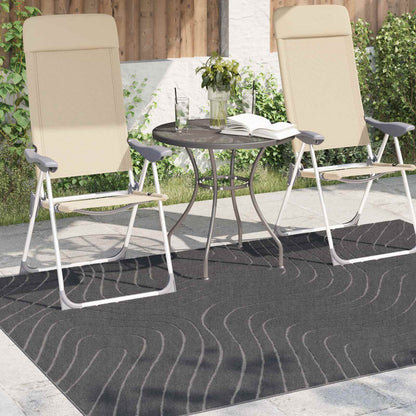 Area Rugs Rectangular PALMERAS Anthracite 230 x 160 cm