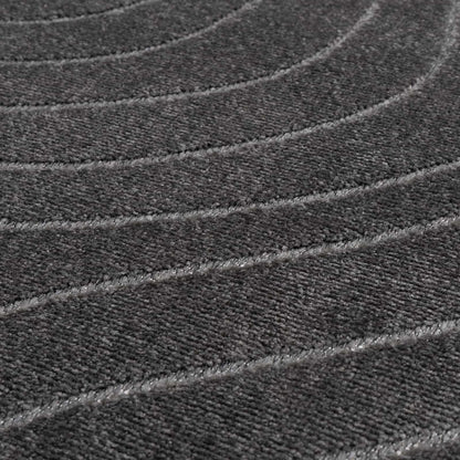 Area Rugs Square PALMERAS Anthracite 200 x 200 cm Polyester