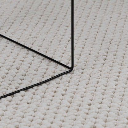 Area Rugs Rectangular LUGO Cream 150 x 80 cm Polyester