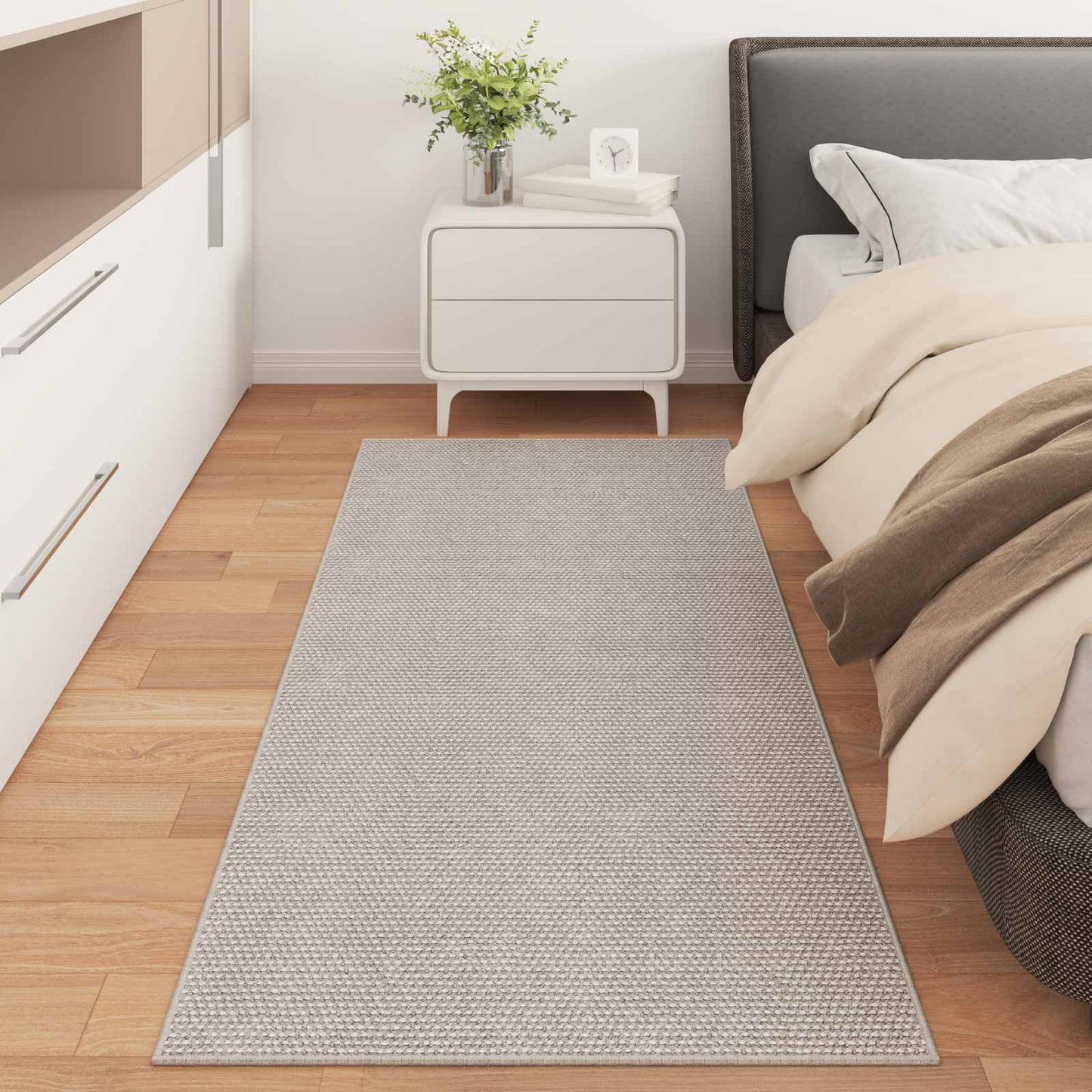 Area Rugs Rectangular LUGO Cream 150 x 80 cm Polyester