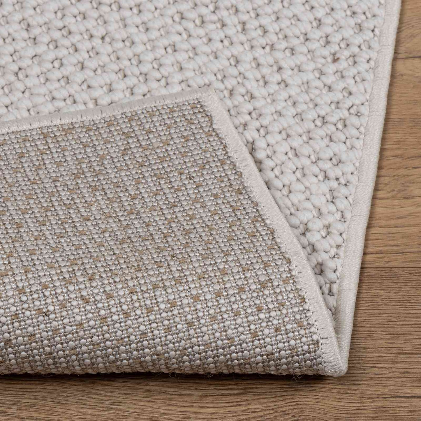 Area Rugs Rectangular LUGO Cream 200 x 80 cm Polyester