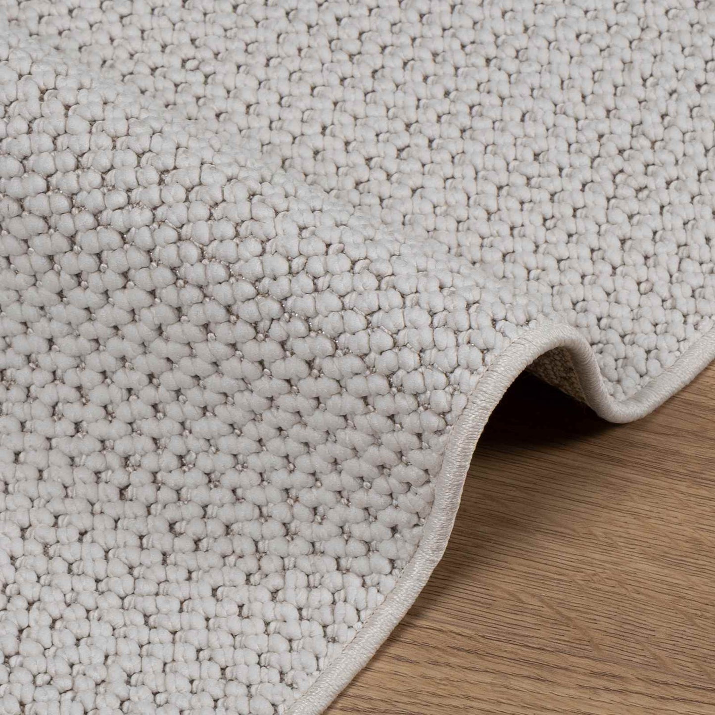 Area Rugs Rectangular LUGO Cream 200 x 80 cm Polyester