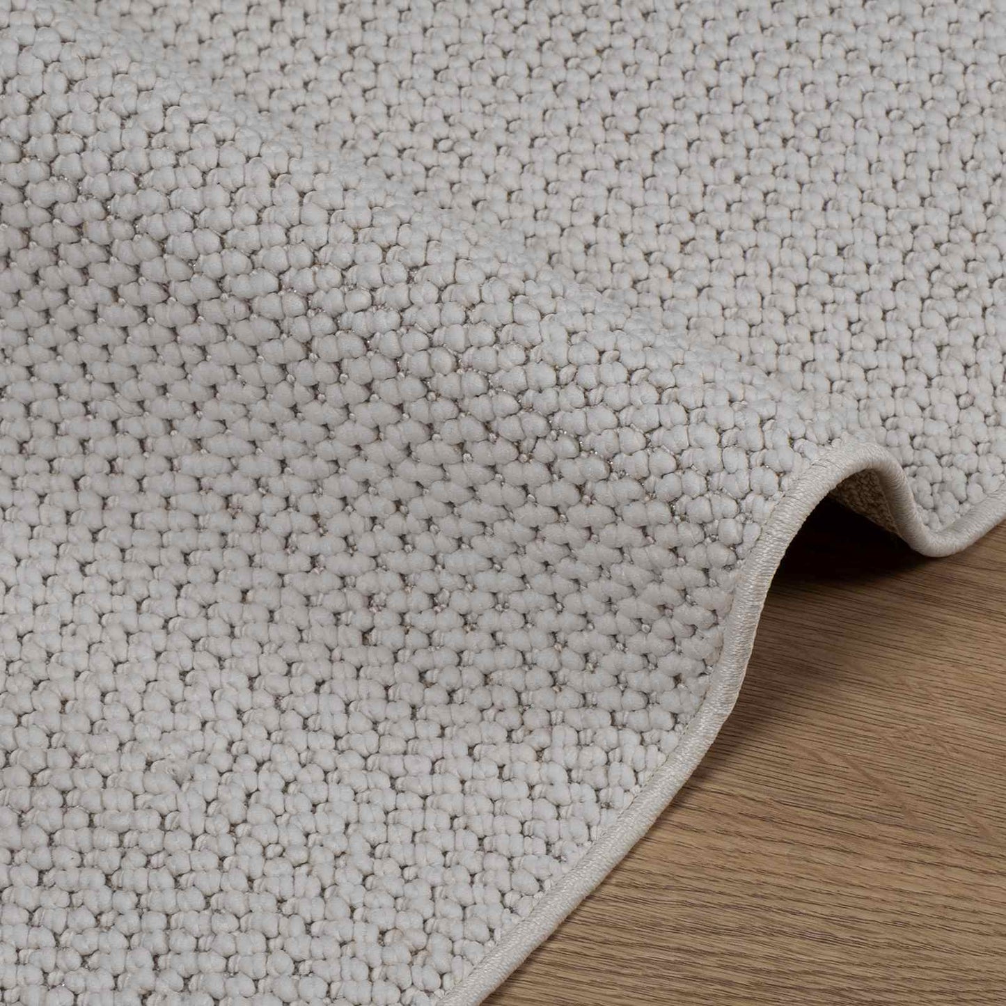 Area Rugs Rectangular LUGO Cream 170 x 120 cm Polyester