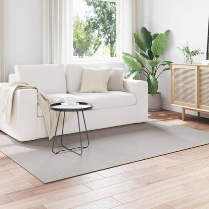 Area Rugs Rectangular LUGO Cream 170 x 120 cm Polyester