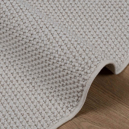 Area Rugs Round LUGO Cream Ø 120 CM Polyester