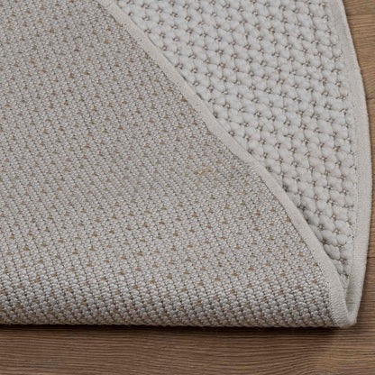 Area Rugs Round LUGO Cream Ø 200 CM Polyester