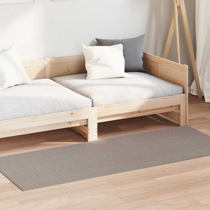 Area Rugs Rectangular LUGO Taupe 80 x 200 cm Polyester