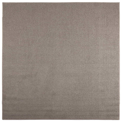 Area Rugs Square LUGO Taupe 200 x 200 cm Polyester
