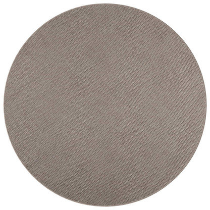 Area Rugs Round LUGO Taupe Ø 120 CM Polyester