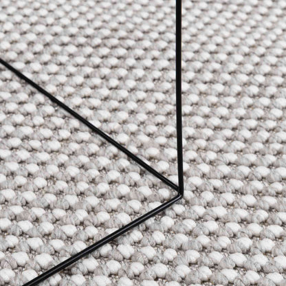 Area Rugs Rectangular LUGO Cream and Grey 240 x 340 cm
