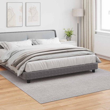 Area Rugs Square LUGO Cream and Grey 240 x 240 cm Polyester