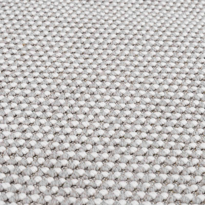 Area Rugs Square LUGO Cream and Grey 240 x 240 cm Polyester