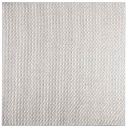 Area Rugs Square LUGO Cream and Grey 240 x 240 cm Polyester