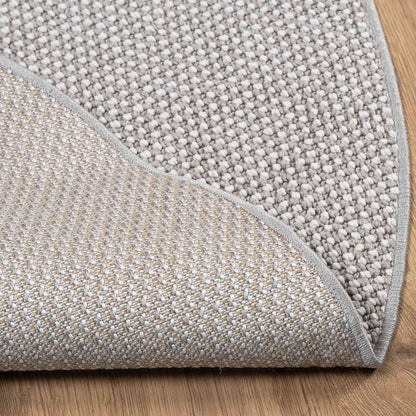 Area Rugs Round LUGO Cream and Grey Ø 200 CM Polyester