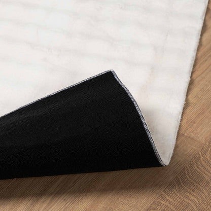 Area Rugs Rectangular SIROLO Cream 200 x 80 cm Polyester