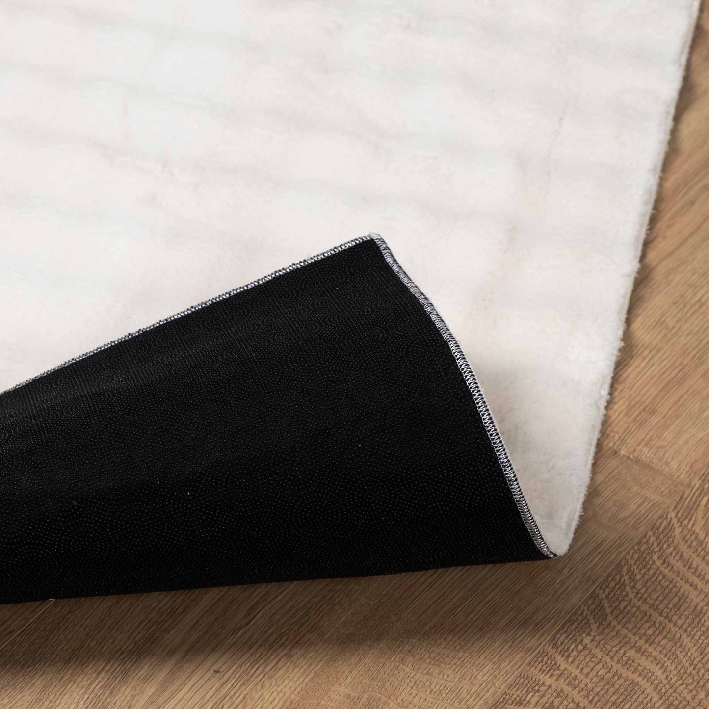 Area Rugs Rectangular SIROLO Cream 200 x 140 cm Polyester