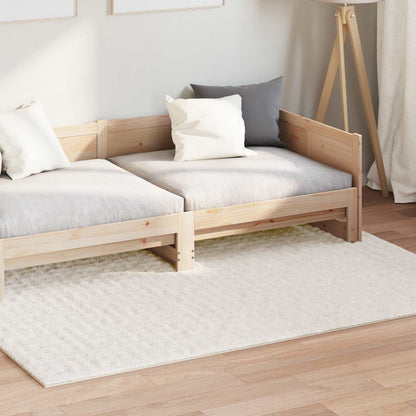 Area Rugs Rectangular SIROLO Cream 200 x 140 cm Polyester